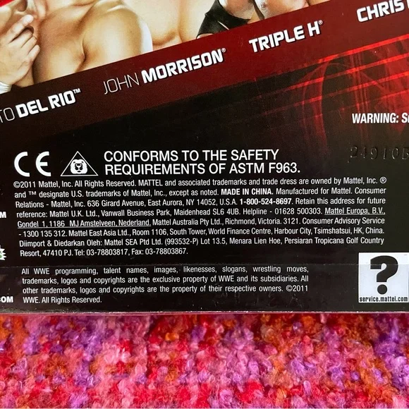 Wrestlemania XXVII John Cena Action Figure 2011 Atlanta NIB Toys R Us VINTAGE - Picture 10 of 11